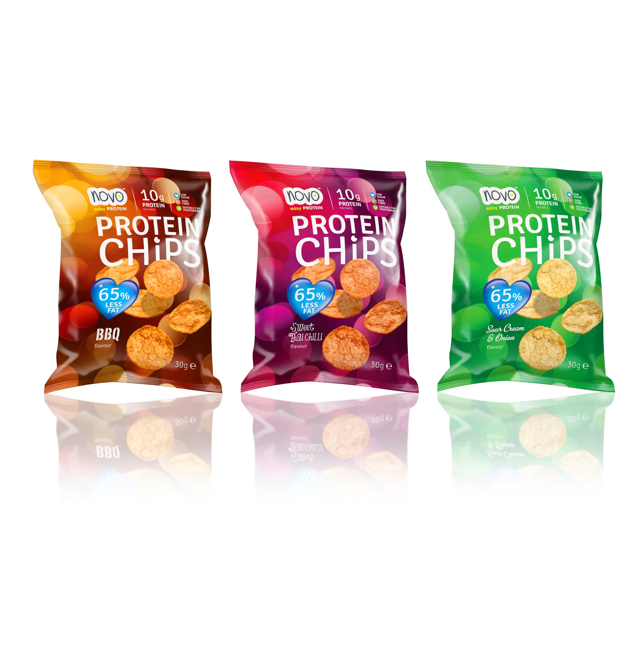 Novo Protein Chips 30g FitAndHealthy.ro