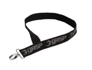 Gasp Canvas Keyband Black