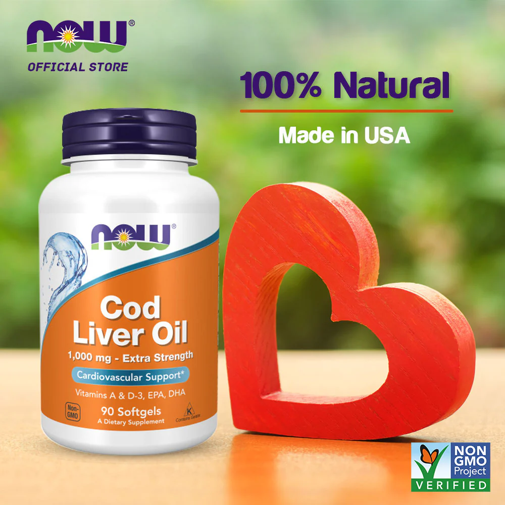 Now Foods Cod Liver Oil 1000mg 2