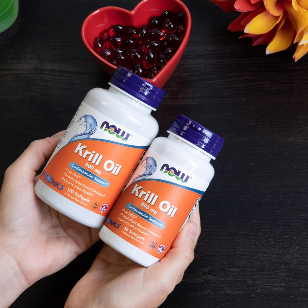 Now Foods Krill Oil 500mg 60 Softgels 2