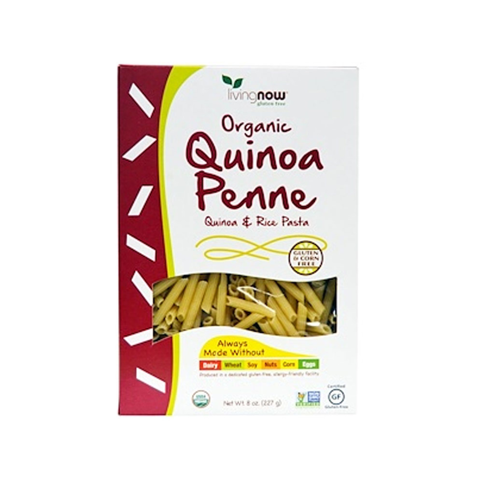 Now Foods Quinoa Penne Pasta 227g FitAndHealthy.ro