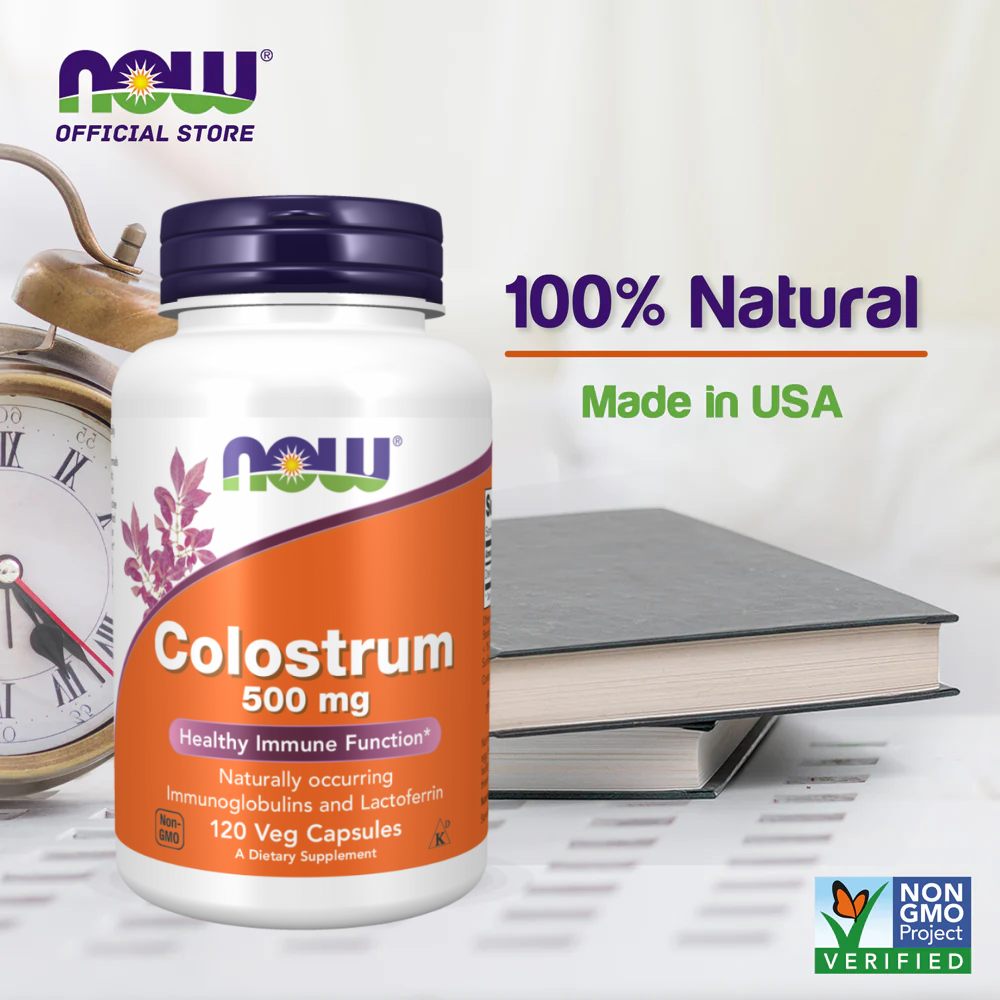 Now Foods Colostrum 500mg 120 Capsules 2