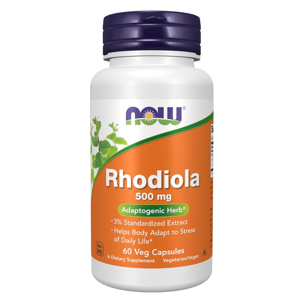 Now Foods Rhodiola 500mg 60 Veg Capsules