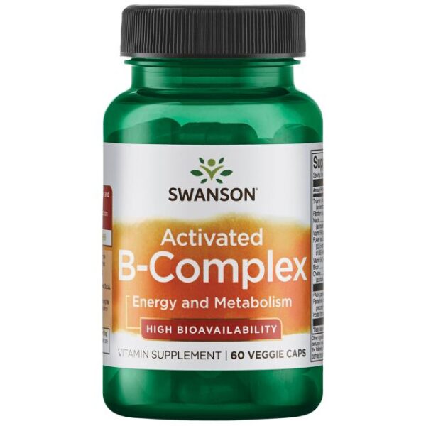 Swanson Activated B-Complex 60 Veg Capsules