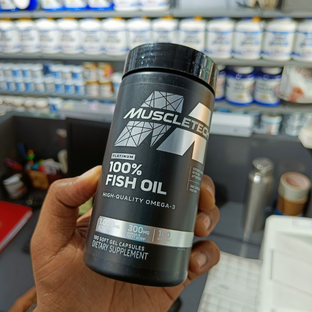 MuscleTech Platinum 100% Omega Fish Oil 100 Softgels 2