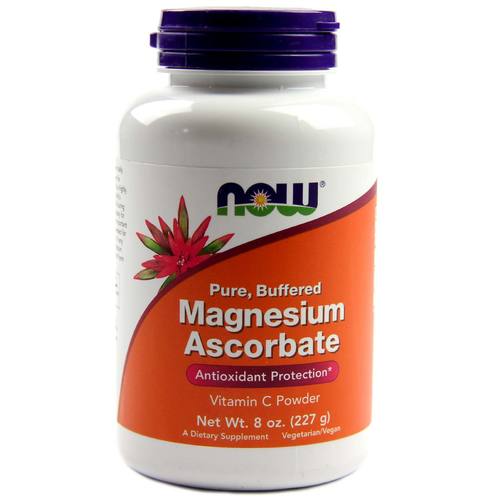 now foods magnesium ascorbate 227g