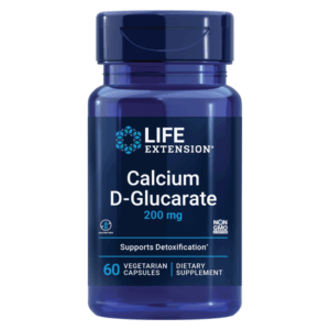Life Extension Calcium D-Glucarate 200mg 60 Veg Capsules