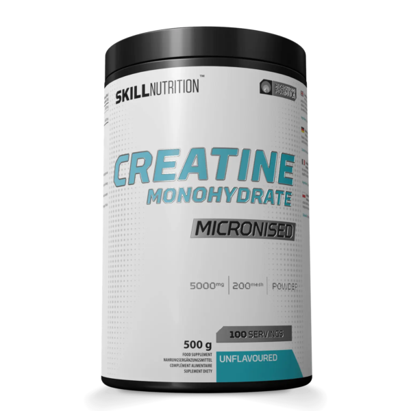 Skill Nutrition Creatine Monohydrate Micronised 500g Unflavoured