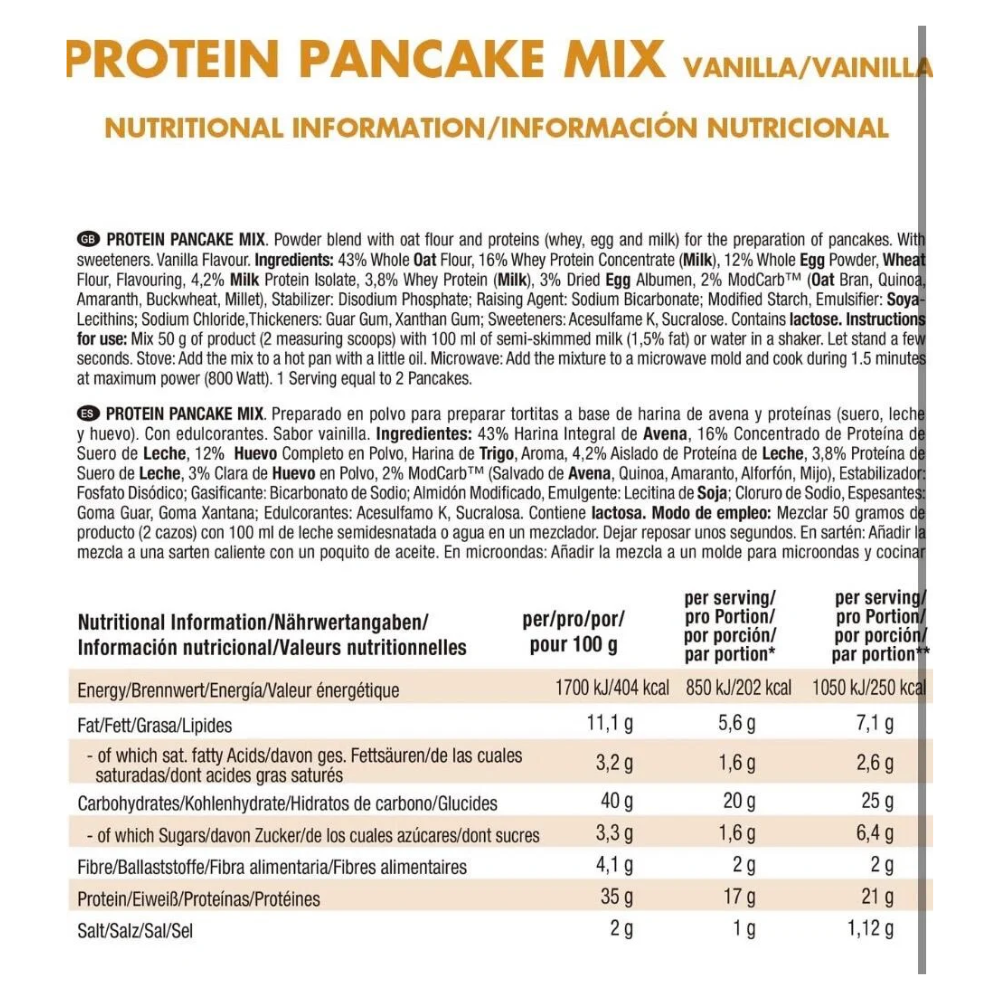 Weider Protein Pancake Mix 600g 3