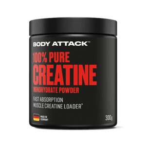 Body Attack 100% Pure Creatine Monohydrate Powder 300g