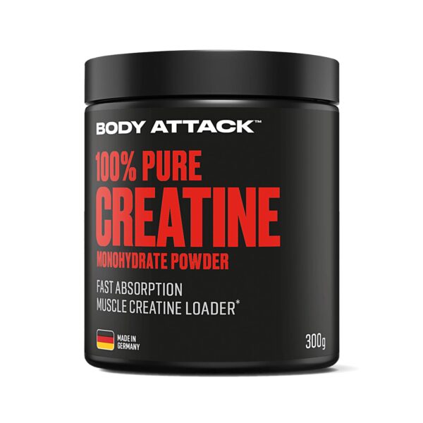 Body Attack 100% Pure Creatine Monohydrate Powder 300g