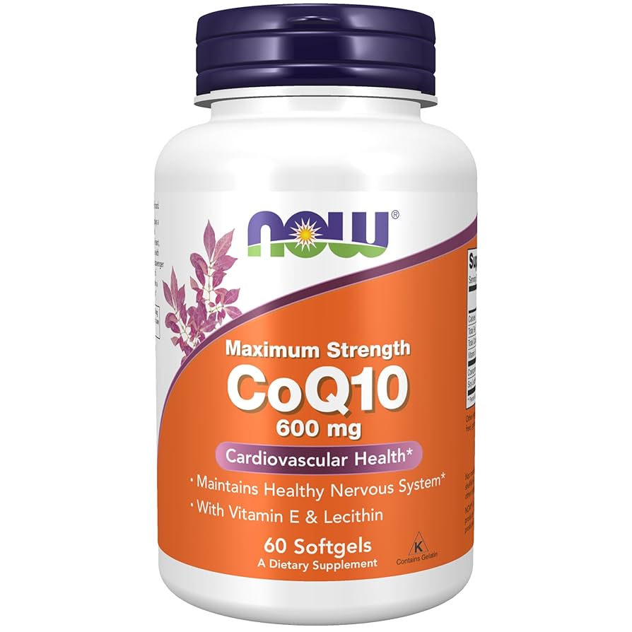 Now Foods CoQ10 600mg 60 Softgels