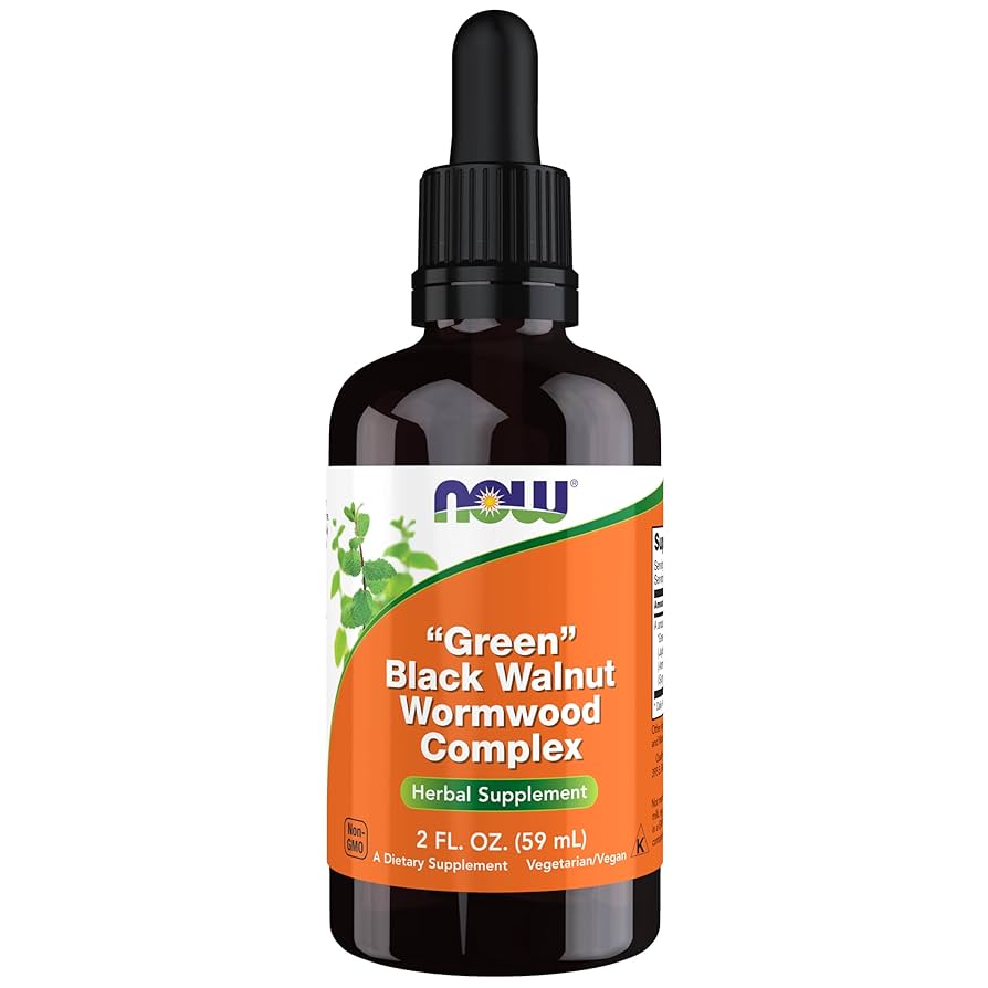 Now Foods Green Black Walnut Wormwood Complex 59ml
