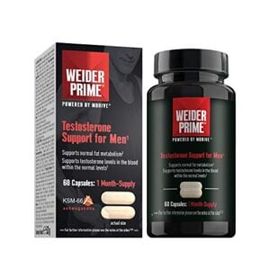 Weider Prime Testosterone Support For Men 60 Capsules