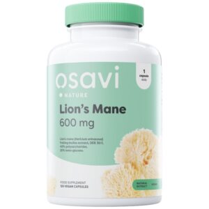 Osavi Lion’s Mane 600mg 120 Vegan Capsules
