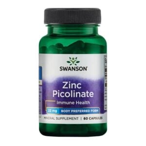 Swanson Zinc Picolinate 60 Vegan Capsules