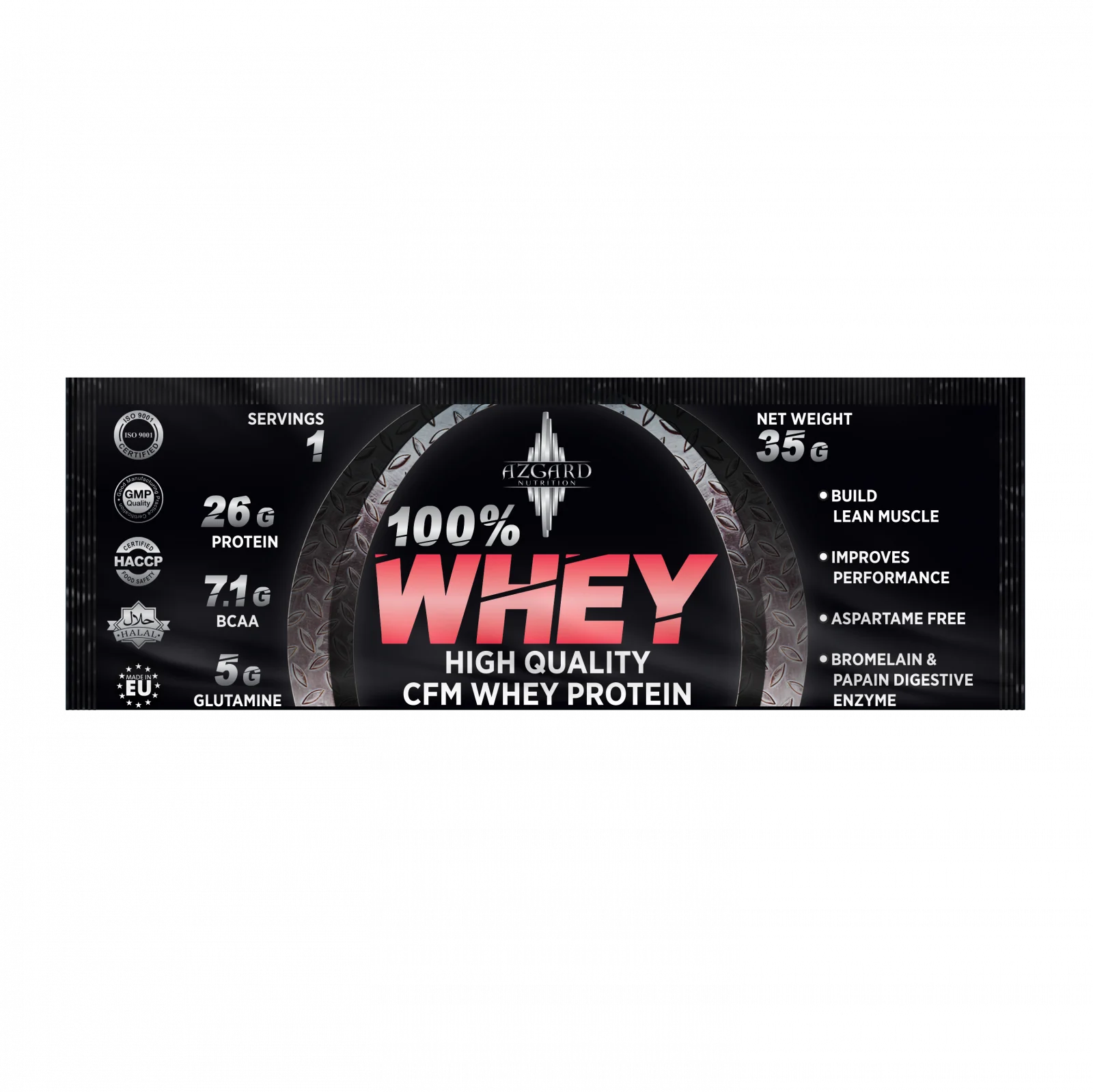 Azgard Nutrition 100% Whey Protein 35g